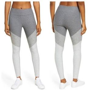 Outdoor Voices Gray Tri-color 7/8 Springs Graphite/Ash/Dove Activewear Leggings